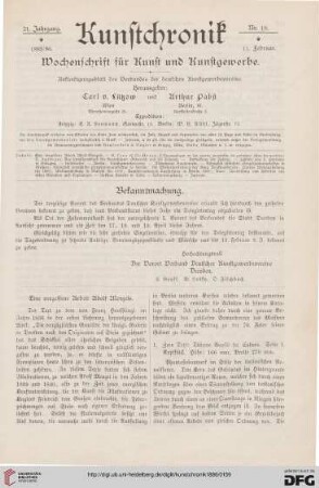 Heft 18 (11. Februar 1886)