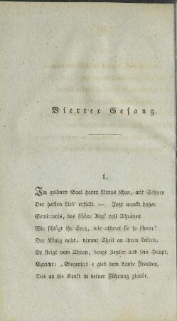 Vierter Gesang.