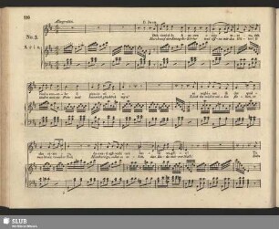 No. 3 Aria: Deh vieni al finestra / Horch auf den Klang der Zither