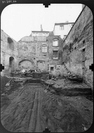 Pirna, Klosterhof 2. Marienkapelle (Ruine, 1451-1475). Teilansicht