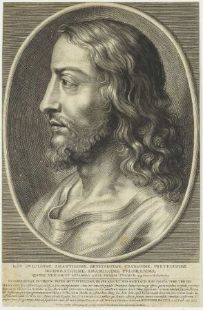 Der Kopf Christi im Profil