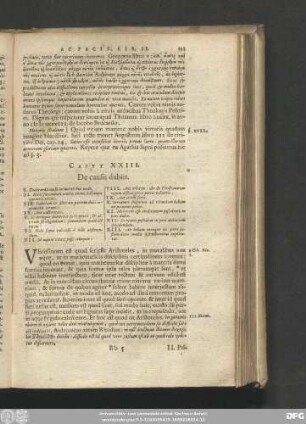 Caput XXIII. De causis dubiis.