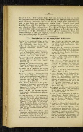 Neuigkeiten der pädagogischen Litteratur