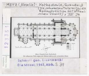 Metz, Kathedrale, Grundriss