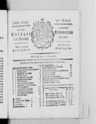 37tes Stück, Ausgabe vom 11. September 1799