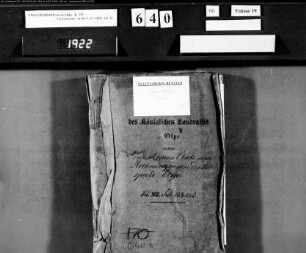 Rechnungswesen des Armenfonds im Kirchspiel Elspe