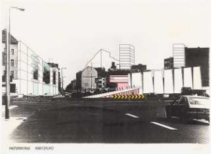 Moritzplatz, Berlin-Kreuzberg Schinkelwettbewerb 1983: Fotomontage Moritzplatz: perspektivische Ansicht