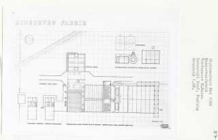 Konservenfabrik, Lüneburg-Ochtmissen (Diplomarbeit bei Peter Poelzig): Grundriss Obergeschoss 1:200