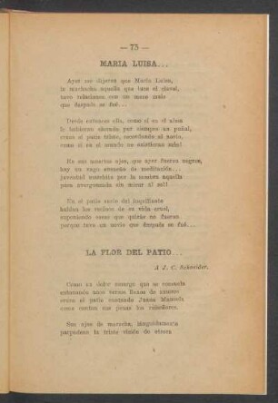 La flor del patio...