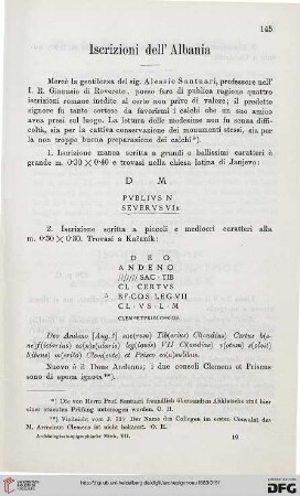 7: Iscrizioni dell'Albania