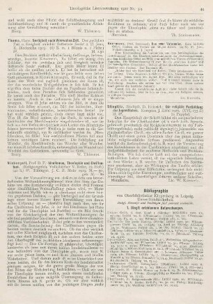 43 [Rezension] Thoma, Hans, Seeligkeit nach Wirrwahns Zeit
