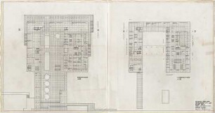 Schneider - Esleben, Paul; Iserlohn; Rathaus - Grundrisse