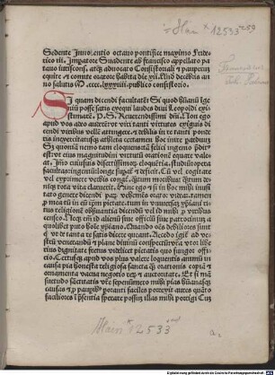 Oratio in laudem sancti Leopoldi. 1484.11.20