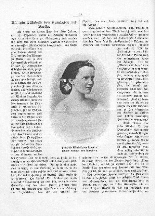 Prinzessin Elisabeth von Neuwied, spätere Königin von Rumänien