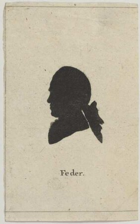 Bildnis des Johann Georg Heinrich Feder