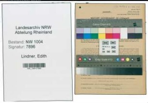 Entnazifizierung Edith Lindner , geb. 08.08.1915 (Bueroangestellte)