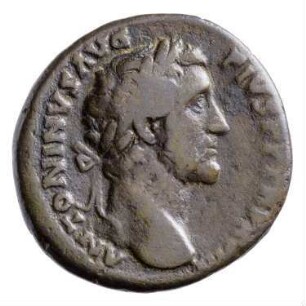 Münze, As, 153 - 154 n. Chr.