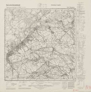 2881 Hammer, Topographische Karte 1:25000 (4cm - Karte)
