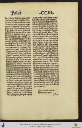 Item de animabus, Sermones I-VI