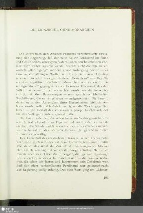 Die Monarchie Ohne Monarchen