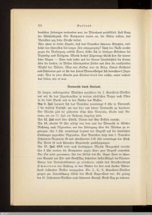 Vormarsch durch Kurland