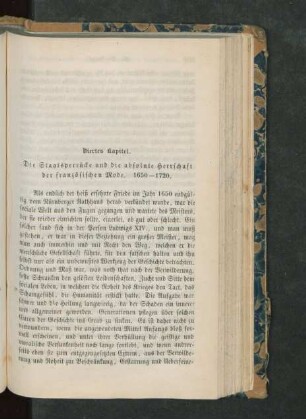Viertes Kapitel. Die Staatsperücke und die absolute Herrschaft der französischen Mode. 1650 - 1720