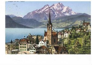 Weggis und der Pilatus