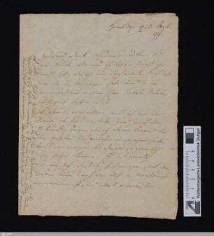An die Mutter - Homburg.E,30-31 : [Brief, 3.9.1799]; [StA 6 BR 192]