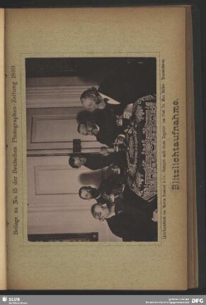 Beilage zu No. 15 der Deutschen Photographen-Zeitung