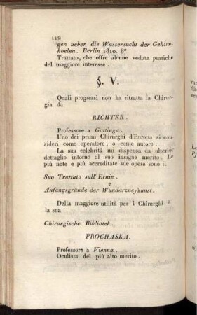 §. V. Chirurgia