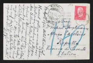 Brief von Hermann Georg Fiedler an Gerhart Hauptmann und Margarete Hauptmann