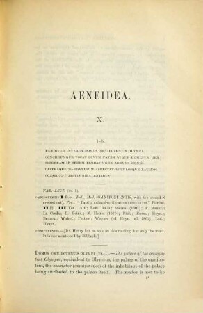 Aeneidea, or critical, exegetical, and aesthetical remarks on the Aeneis : with a personal collation of all the first class mss., upwards of one hundred second class mss., and all the principal editions. 4, Books X-XII.