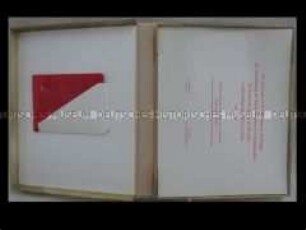 Kassette zur Sondermarkenserie "Lenin 1870-1970"