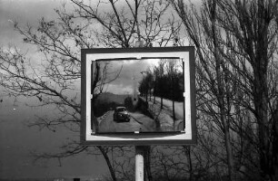 Stuttgart: Verkehrsspiegel am Kanonenweg