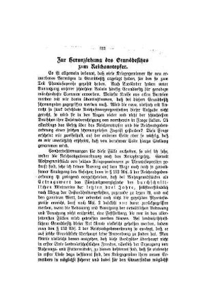 Zur Heranziehung des Grundbesitzes zum Reichsnotopfer