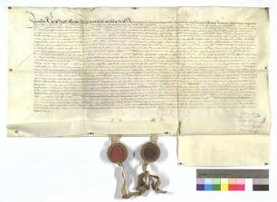Vertrag zwischen der Kommune Zaisenhausen und dem Kloster Maulbronn wegen etlicher Gehölze (Hölzer) und Waldungen.