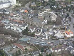 Luftbild Endhaltestelle Bensberg