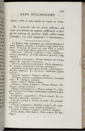 Capo Decimonono. Della Vite E Del Modo Di Fare Il Vino.