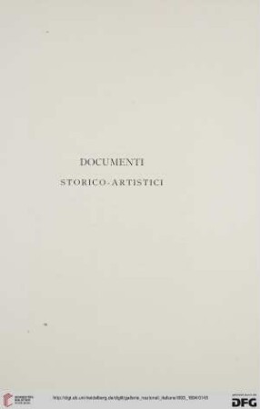 Documenti storico-artistici