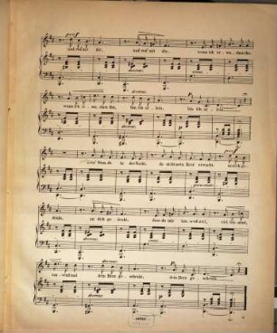 12 Lieder : für 1 Altstimme ; op. 111, 6. Wenn ich ein Vöglein wär. - Pl.Nr. 36234. - 3 S.
