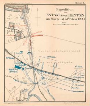 Expedition zum Entsatz von Tientsin am Morgen d. 23ten Juni 1900