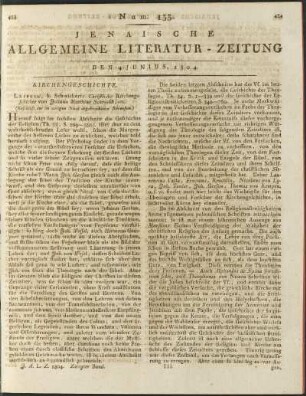 Num. 133. Den 4. Junius 1804