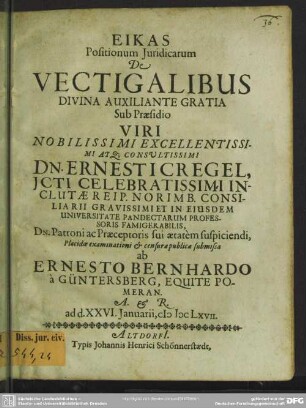 Eikas positionum de vectigalibus