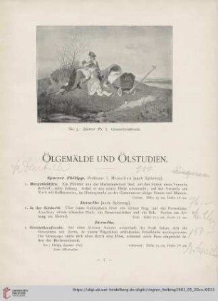 Ölgemälde und Ölstudien (Nr. 1-92)