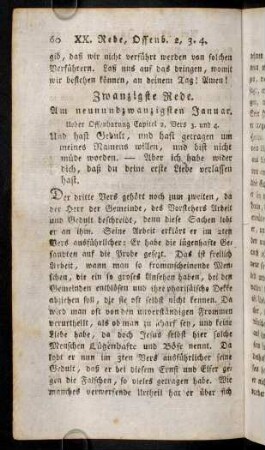 60-71, Zwanzigste Rede. - Dreiundzwanzigste Rede.