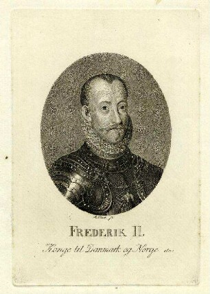 Bildnis von Friedrich II. (1534-1588), König von Dänemark