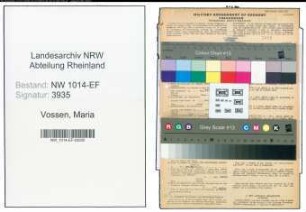 Entnazifizierung Maria Vossen , geb. 22.07.1895 (Lehrerin)