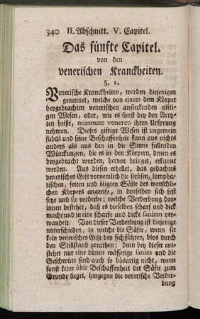 Das fünfte Capitel. von den venerischen Kranckheiten.