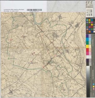 [Geplante Aufstellung von Warntafeln für den Kfz-Verkehr im Kreis Moers]. [Bürgermeisterei Alpen].
