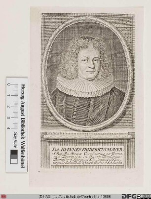 Bildnis Johann Friedrich Mayer